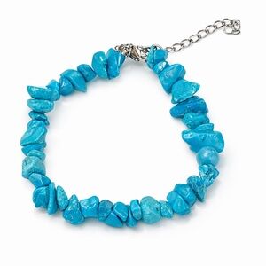 Beads bracelet Various Colors Irregular Gravel Faux Turquoise Natural Stone Good